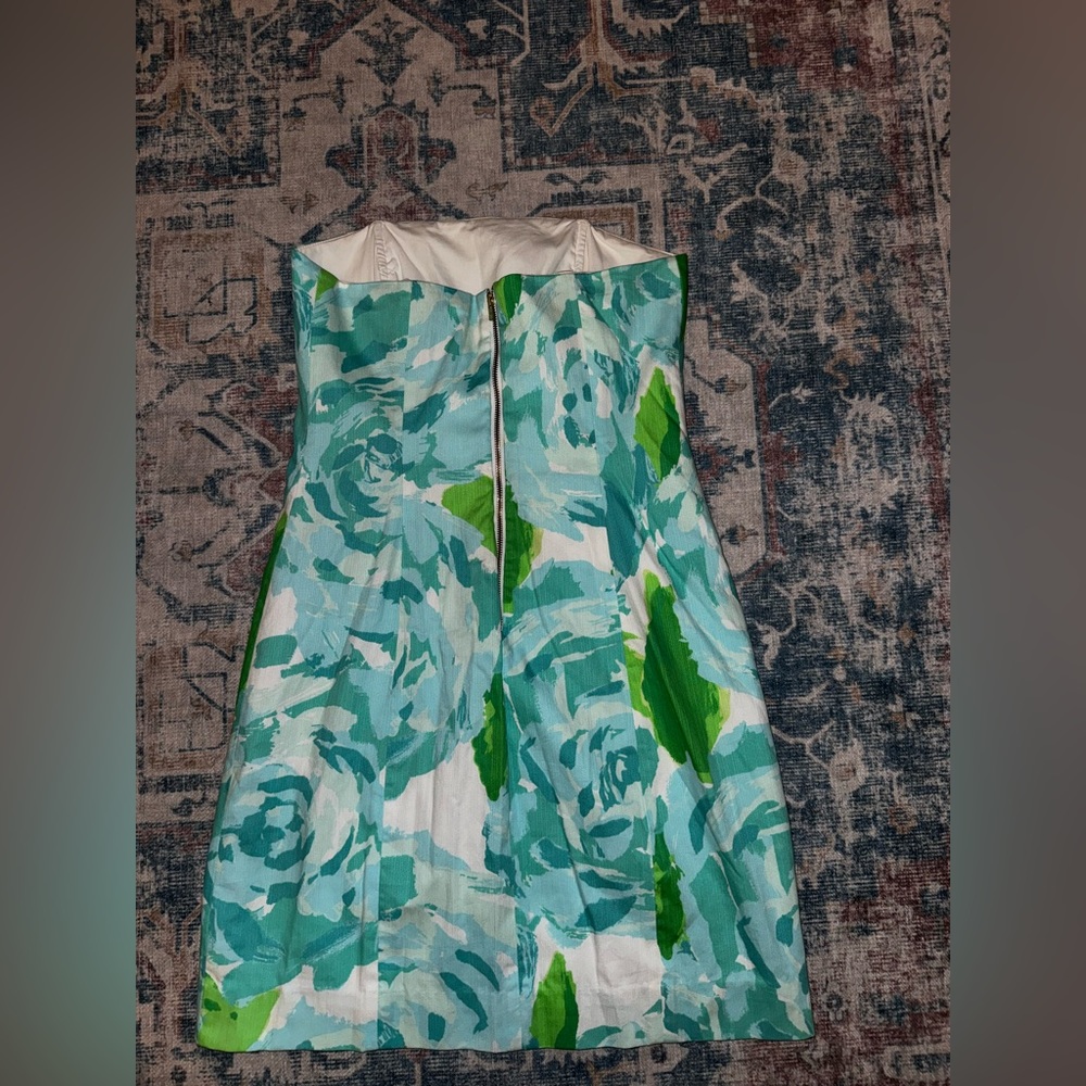 NEW Lilly Pulitzer Tansy Shift Dress in Poolside Blue Size 2 - Picture 5 of 8
